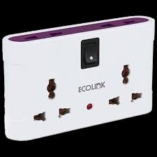 ECOLINK 4 WAY MULTIPLUG 6A