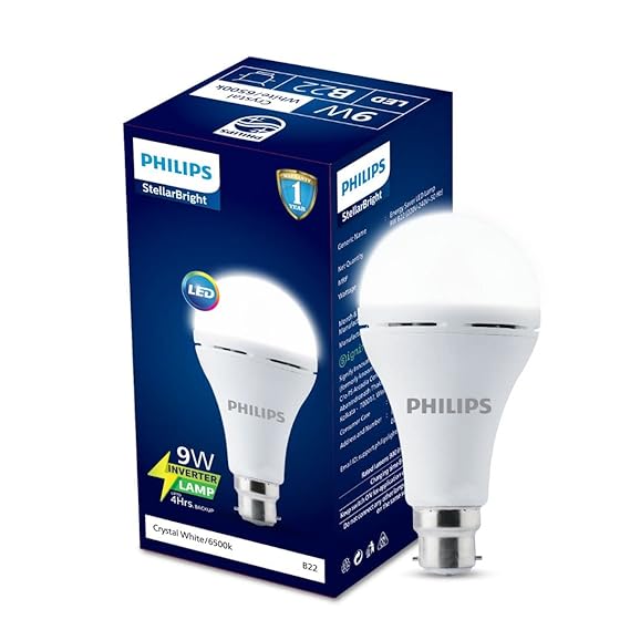 LED Bulb Emergency 9W CW B22 4hr (A)